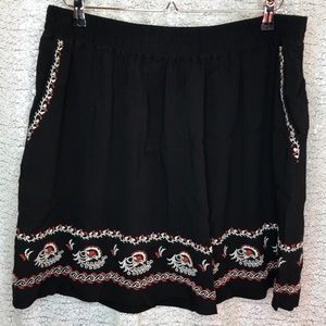 LOFT Black Skirt w/ Pockets